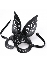 Черная ажурная маска  Зайка  с ушками - Crazy Handmade - купить с доставкой в Майкопе