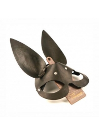 Черная гладкая маска  Зайка  с длинными ушками - Crazy Handmade - купить с доставкой в Майкопе