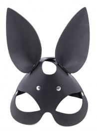 Черная гладкая маска  Зайка  с длинными ушками - Crazy Handmade - купить с доставкой в Майкопе