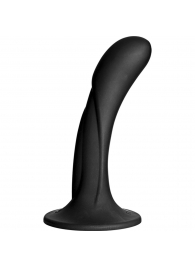 Черная изогнутая насадка Vac-U-Lock G-Spot - 16,5 см. - Doc Johnson - купить с доставкой в Майкопе