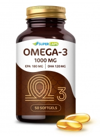 Пищевая добавка SuperCaps OMEGA-3 - 50 капсул (1000 мг) - SuperCaps - купить с доставкой в Майкопе