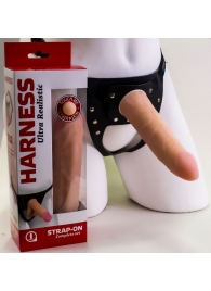 Страпон Харнесс из трусиков и насадки-фаллоса - 17,5 см. - LOVETOY (А-Полимер) - купить с доставкой в Майкопе
