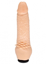 Телесная насадка-фаллос с шипами для массажа клитора - 17,8 см. - LOVETOY (А-Полимер) - купить с доставкой в Майкопе