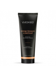 Массажный легкий крем WICKED Orange Blossom plus Patchouli - 120 мл. - Wicked - купить с доставкой в Майкопе