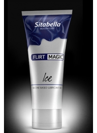 Силиконовая гель-смазка FLIRT MAGIC Ice с лёгким пролонгирующим эффектом - 75 мл. - Sitabella - купить с доставкой в Майкопе
