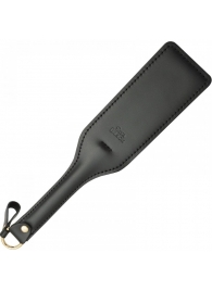 Черная кожаная шлепалка SitaBlack - 30 см. - Sitabella - купить с доставкой в Майкопе