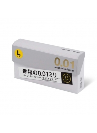 Презервативы Sagami Original 0.02 L-size увеличенного размера - 5 шт. - Sagami - купить с доставкой в Майкопе