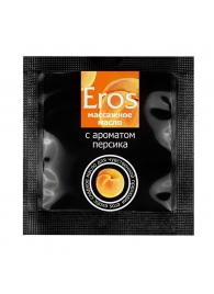 Саше массажного масла Eros exotic с ароматом персика - 4 гр. - Биоритм - купить с доставкой в Майкопе