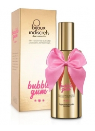Гель с ароматом жвачки Bubblegum 2-in-1 Scented Silicone Massage And Intimate Gel - 100 мл. - Bijoux Indiscrets - купить с доставкой в Майкопе