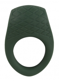 Зеленое эрекционное виброкольцо Luxurious Vibro Cock Ring - Orion - в Майкопе купить с доставкой