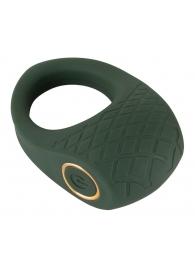 Зеленое эрекционное виброкольцо Luxurious Vibro Cock Ring - Orion - в Майкопе купить с доставкой