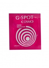 Стимулирующий интимный крем для женщин Cosmo G-spot - 2 гр. - Биоритм - купить с доставкой в Майкопе