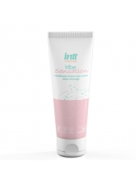 Лубрикант на водной основе Vibe Sensation с клубничным вкусом и легким вибрирующим эффектом - 50 гр. - INTT - купить с доставкой в Майкопе