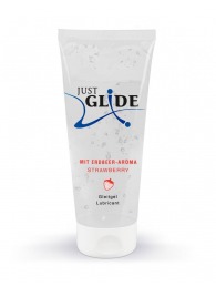 Лубрикант на водной основе Just Glide Strawberry с ароматом клубники - 200 мл. - Orion - купить с доставкой в Майкопе