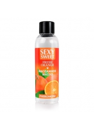 Массажное масло Sexy Sweet Fresh Orange с ароматом апельсина и феромонами - 75 мл. - Биоритм - купить с доставкой в Майкопе