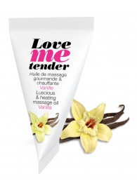Съедобное согревающее массажное масло Love Me Tender Vanilla с ароматом ванили - 10 мл. - Love to Love - купить с доставкой в Майкопе