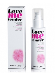 Съедобное согревающее массажное масло Love Me Tender Cotton Candy с ароматом сладкой ваты - 100 мл. - Love to Love - купить с доставкой в Майкопе