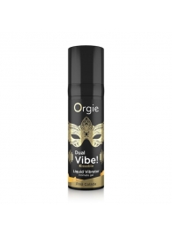 Съедобный гель Dual Vibe Pina Colada с эффектом вибрации и вкусом коктейля пина колада - 15 мл. - ORGIE - купить с доставкой в Майкопе