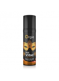 Съедобный гель Dual Vibe Sex On The Beach с эффектом вибрации и вкусом коктейля «секс на пляже» - 15 мл. - ORGIE - купить с доставкой в Майкопе