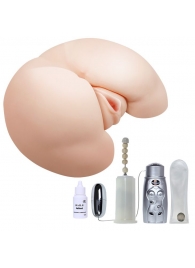 Вибрирующий мастурбатор-попка с ротацией и пультом управления - Baile - в Майкопе купить с доставкой