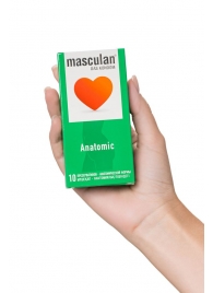 Презервативы анатомической формы Masculan Anatomic - 10 шт. - Masculan - купить с доставкой в Майкопе