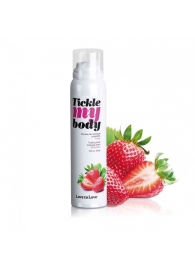 Массажная хрустящая пенка Tickle My Body Strawberry с ароматом клубники - 150 мл. - Love to Love - купить с доставкой в Майкопе