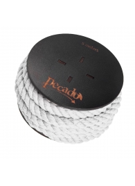 Белая веревка для шибари на катушке - 5 м. - Pecado - купить с доставкой в Майкопе