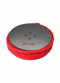 Красная веревка для шибари на катушке - 10 м. - Pecado - купить с доставкой в Майкопе