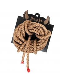 Джутовая веревка для шибари - 5 м. - Pecado - купить с доставкой в Майкопе