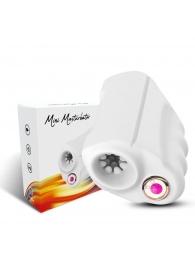 Белый вибромастурбатор Mini Masturbator - Silicone Toys - в Майкопе купить с доставкой