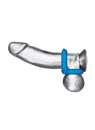 Комплект из 2 эрекционных колец-восьмерок 2-Pack Duo Cock And Ball Stamina Enhancement Ring - BlueLine - в Майкопе купить с доставкой