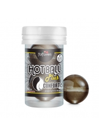 Анальный лубрикант на масляной основе Hot Ball Plus Conforto (2 шарика по 3 гр.) - HotFlowers - купить с доставкой в Майкопе
