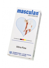 Ультратонкие презервативы Masculan Ultra Fine с обильной смазкой - 10 шт. - Masculan - купить с доставкой в Майкопе