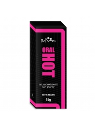 Гель для оральных ласк Oral Hot с согревающим эффектом - 15 гр. - HotFlowers - купить с доставкой в Майкопе
