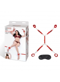Красная фиксация на матрас Classic Bedspreader - Lux Fetish - купить с доставкой в Майкопе