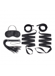 Эротический набор 4PC Bondage Bed Strap   Flogger Kit - Lux Fetish - купить с доставкой в Майкопе