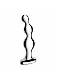 Стальной анальный фаллоимитатор для простаты Stainless Steel Anal Beads - 13 см. - b-Vibe - в Майкопе купить с доставкой