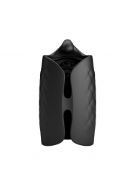 Черный мастурбатор с вибростимуляцией головки Black Glans Trainer - Baile - в Майкопе купить с доставкой