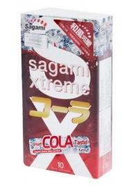 Ароматизированные презервативы Sagami Xtreme COLA - 10 шт. - Sagami - купить с доставкой в Майкопе