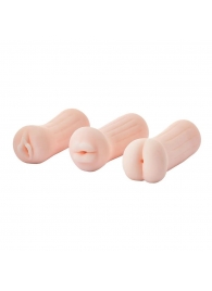 Набор из 3 мастурбаторов The Girl Next Door Tina - Dream Toys - в Майкопе купить с доставкой