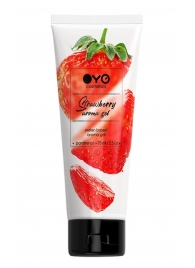 Лубрикант на водной основе OYO Aroma Gel Strawberry с ароматом клубники - 75 мл. - OYO - купить с доставкой в Майкопе
