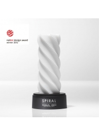 Белый 3D мастурбатор SPIRAL - Tenga - в Майкопе купить с доставкой
