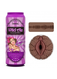 Коричневый мастурбатор-вагина Pleasure Brew Masturbator-Wild Ale в банке - Lovetoy - в Майкопе купить с доставкой