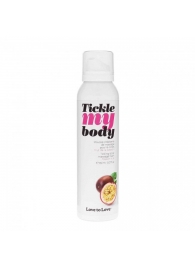 Массажная хрустящая пенка Tickle my body с ароматом маракуйи - 150 мл. - Love to Love - купить с доставкой в Майкопе