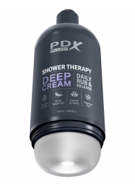 Мастурбатор в бутылке Shower Therapy Deep Cream - Pipedream - в Майкопе купить с доставкой