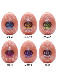 Набор из 6 мастурбаторов-яиц Tenga Egg Variety Pack V - Tenga - в Майкопе купить с доставкой