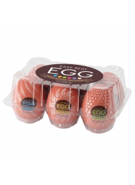 Набор из 6 мастурбаторов-яиц Tenga Egg Variety Pack V - Tenga - в Майкопе купить с доставкой