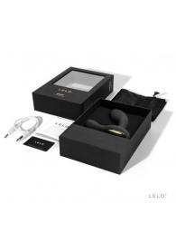 Чёрный перезаряжаемый стимулятор простаты Bruno Black - Lelo - в Майкопе купить с доставкой