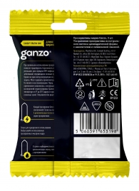 Ультратонкие презервативы Ganzo Ultra thin в мягкой упаковке - 3 шт. - Ganzo - купить с доставкой в Майкопе