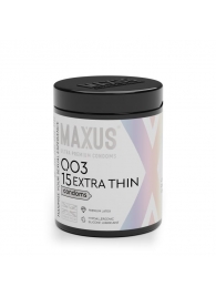 Экстремально тонкие презервативы MAXUS 003 Extra Thin - 15 шт. - Maxus - купить с доставкой в Майкопе